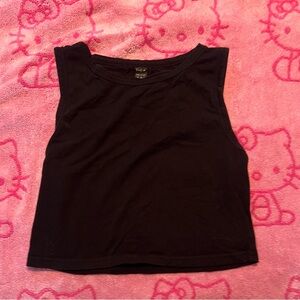 SHEIN Black Crop Top